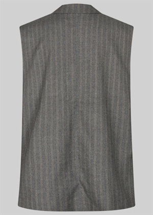 Hollanda oversize waistcoat Dark Grey Melange Second Female 